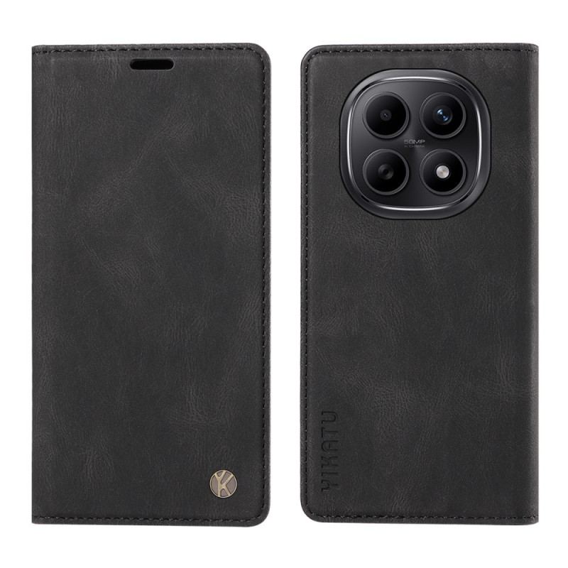 Flip Cover Xiaomi Redmi Note 15 5G / 4G / Poco M8 5G Effet Daim YIKATU
