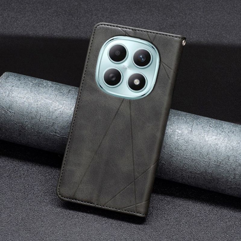 Flip Cover Xiaomi Redmi Note 15 5G / 4G / Poco M8 5G Motif Géométrique