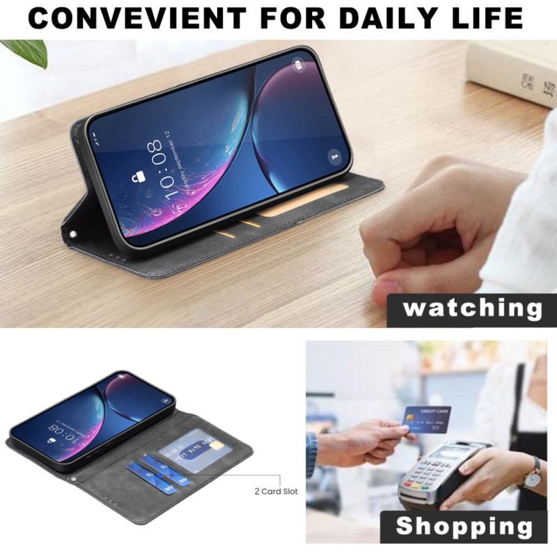 Flip Cover Xiaomi Redmi Note 15 5G / 4G / Poco M8 5G Motif Géométrique