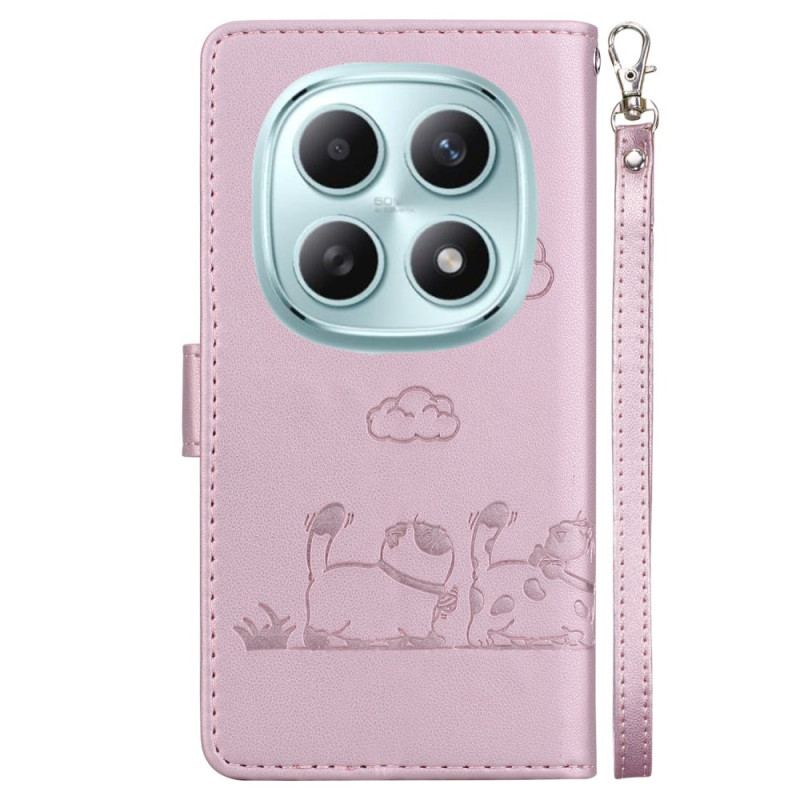 Housse Xiaomi Redmi Note 15 5G / 4G / Poco M8 5G Blocage RFID et Motif Chaton