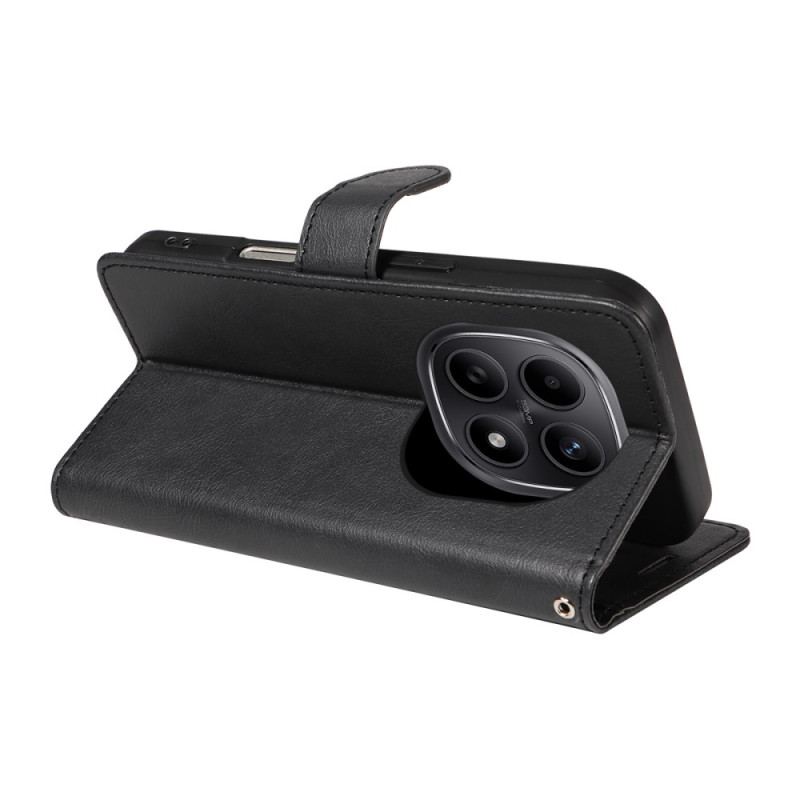 Housse Xiaomi Redmi Note 15 5G / 4G / Poco M8 5G Effet Cuir Uni