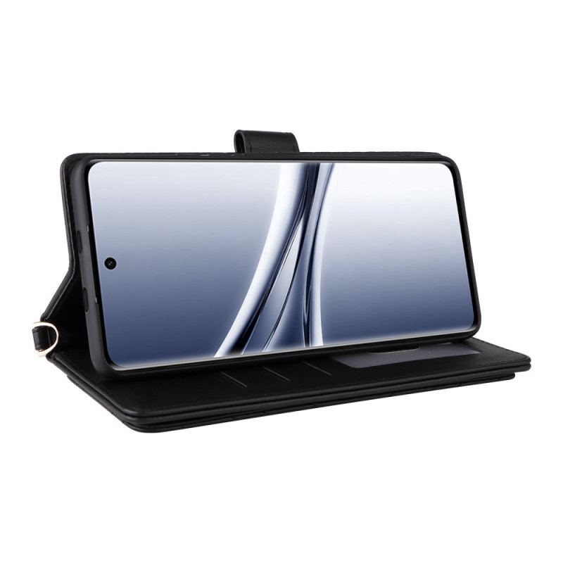 Housse Xiaomi Redmi Note 15 5G / 4G / Poco M8 5G Matelassée avec Bandoulière et Lanière