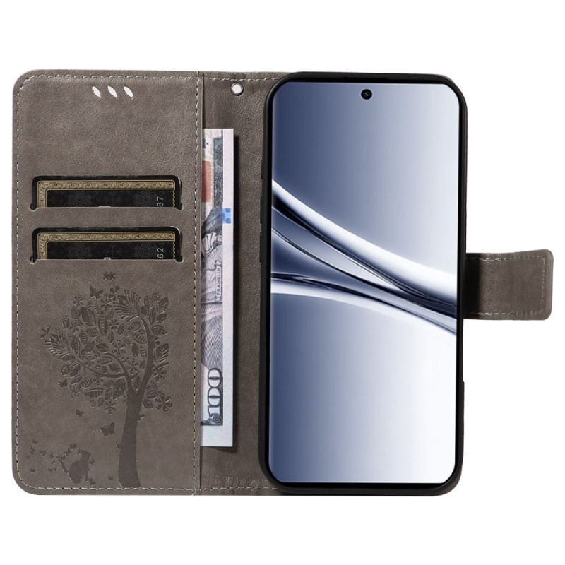 Housse Xiaomi Redmi Note 15 5G / 4G / Poco M8 5G Motif Chat et Arbre