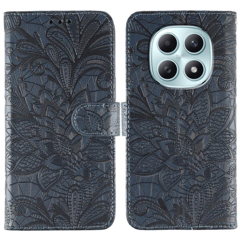 Housse Xiaomi Redmi Note 15 5G / 4G / Poco M8 5G Motif Floral Dentelle