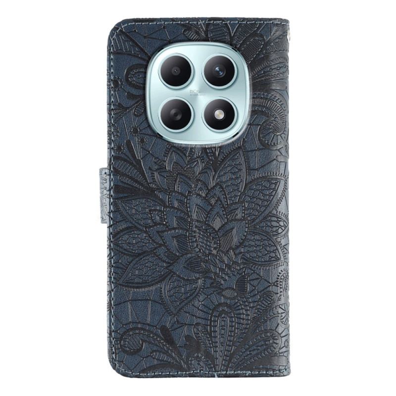 Housse Xiaomi Redmi Note 15 5G / 4G / Poco M8 5G Motif Floral Dentelle