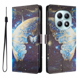 Housse Xiaomi Redmi Note 15 5G / 4G / Poco M8 5G Papillon aux Étoiles