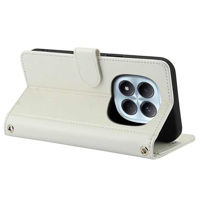 Housse Xiaomi Redmi Note 15 5G / 4G / Poco M8 5G Support et Dragonne