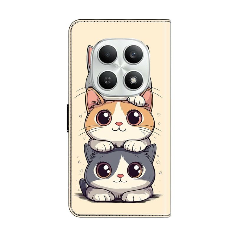 Housse Xiaomi Redmi Note 15 5G Chats Empilés