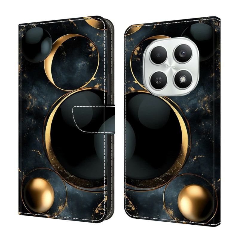 Housse Xiaomi Redmi Note 15 5G / Poco M8 5G Anneaux Dorés