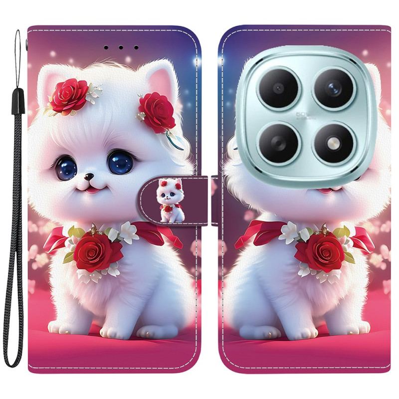 Housse Xiaomi Redmi Note 15 5G / Poco M8 5G Chat et Roses