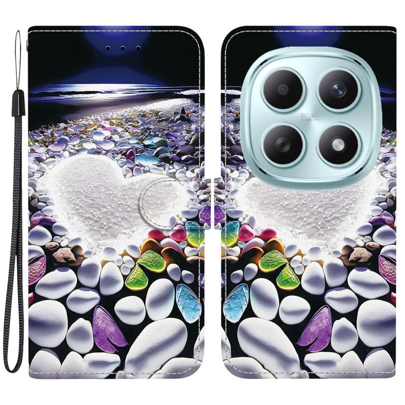 Housse Xiaomi Redmi Note 15 5G / Poco M8 5G Cœur Blanc