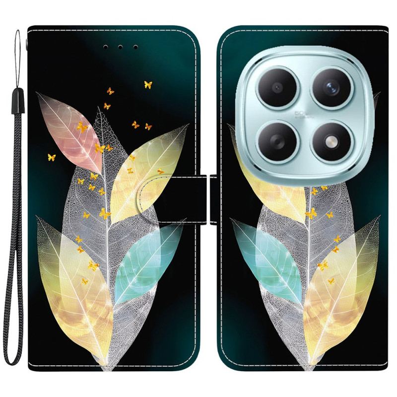 Housse Xiaomi Redmi Note 15 5G / Poco M8 5G Feuilles Colorées