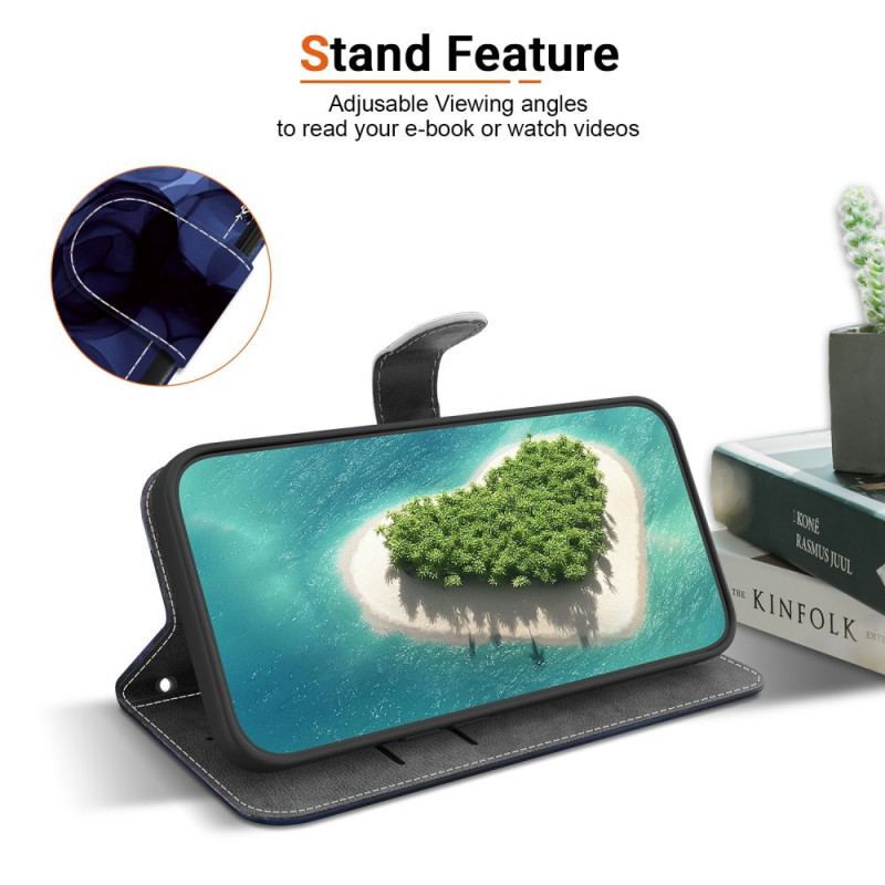 Housse Xiaomi Redmi Note 15 5G / Poco M8 5G Fleurs Bleues