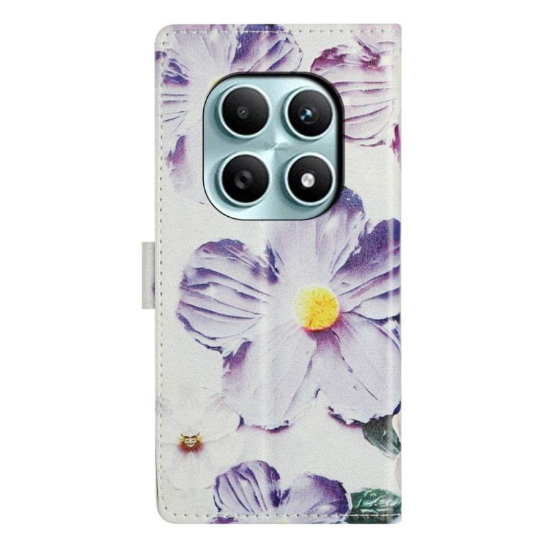 Housse Xiaomi Redmi Note 15 5G / Poco M8 5G Fleurs Violettes