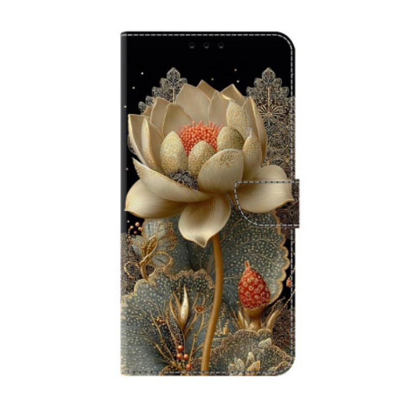 Housse Xiaomi Redmi Note 15 5G / Poco M8 5G Lotus Doré