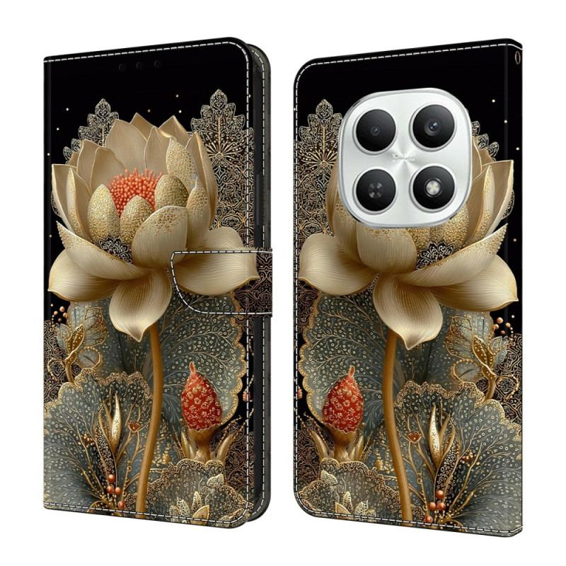 Housse Xiaomi Redmi Note 15 5G / Poco M8 5G Lotus Doré