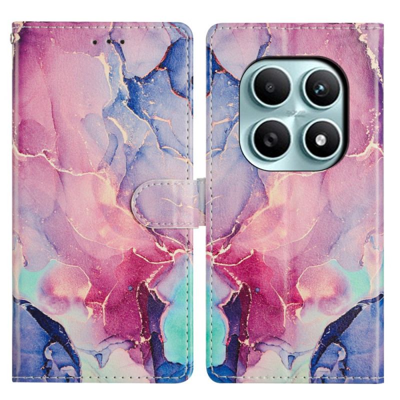 Housse Xiaomi Redmi Note 15 5G / Poco M8 5G Marbre Rose et Vert