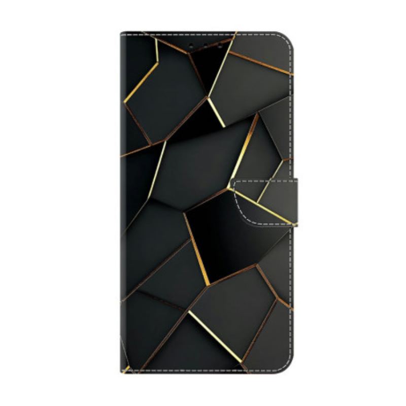 Housse Xiaomi Redmi Note 15 5G / Poco M8 5G Motif Noir et Or