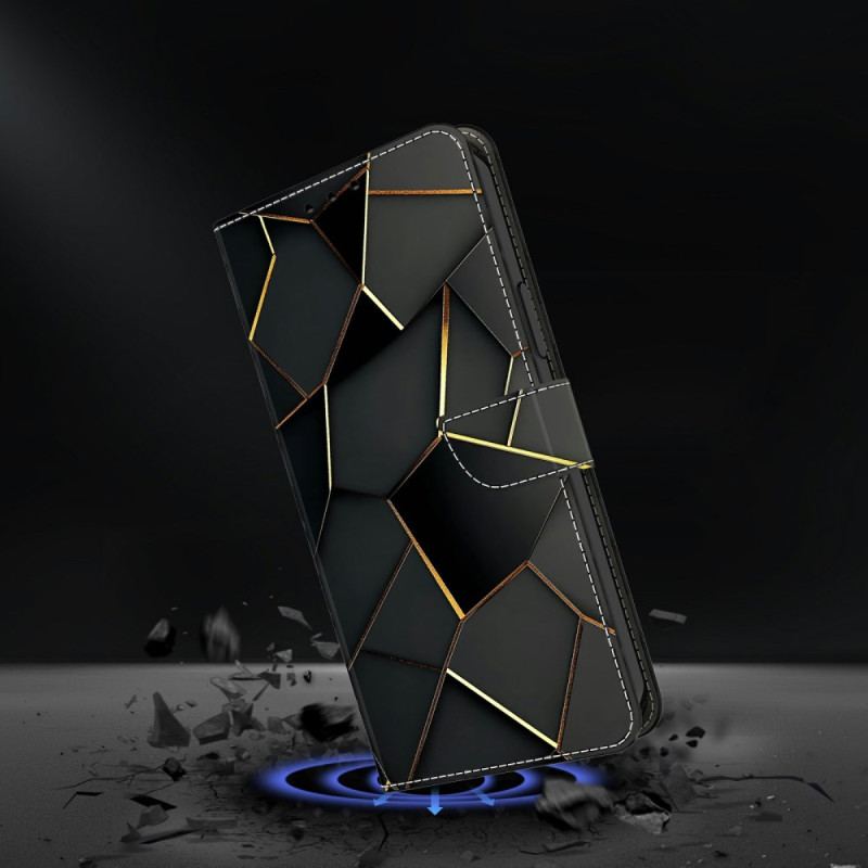 Housse Xiaomi Redmi Note 15 5G / Poco M8 5G Motif Noir et Or