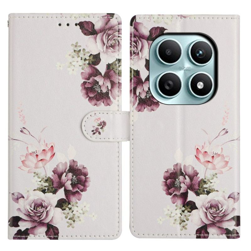 Housse Xiaomi Redmi Note 15 5G / Poco M8 5G Motif Rose Croix