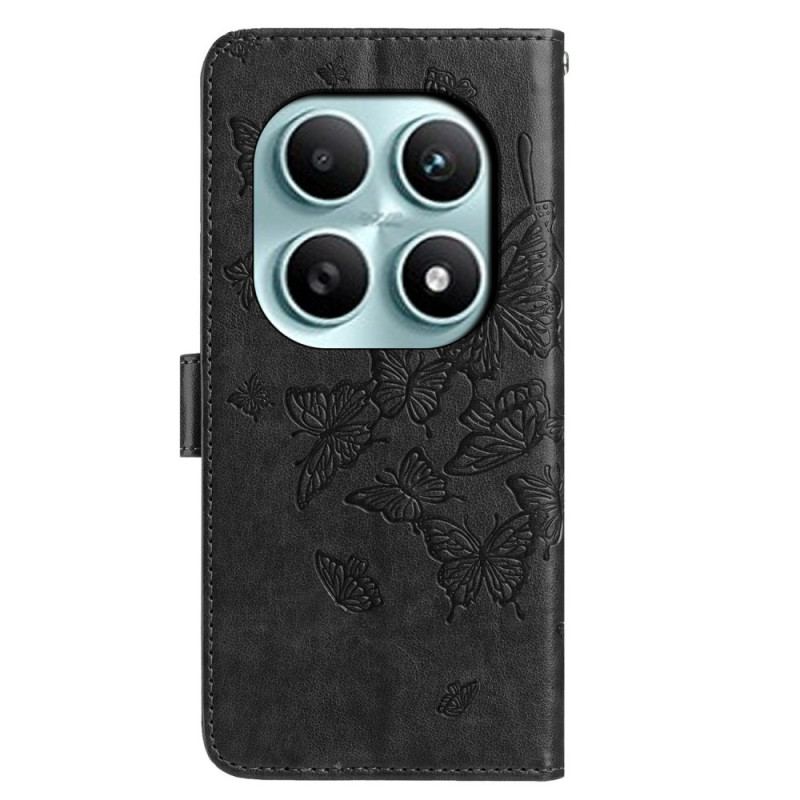 Housse Xiaomi Redmi Note 15 5G / Poco M8 5G Papillon Gravé