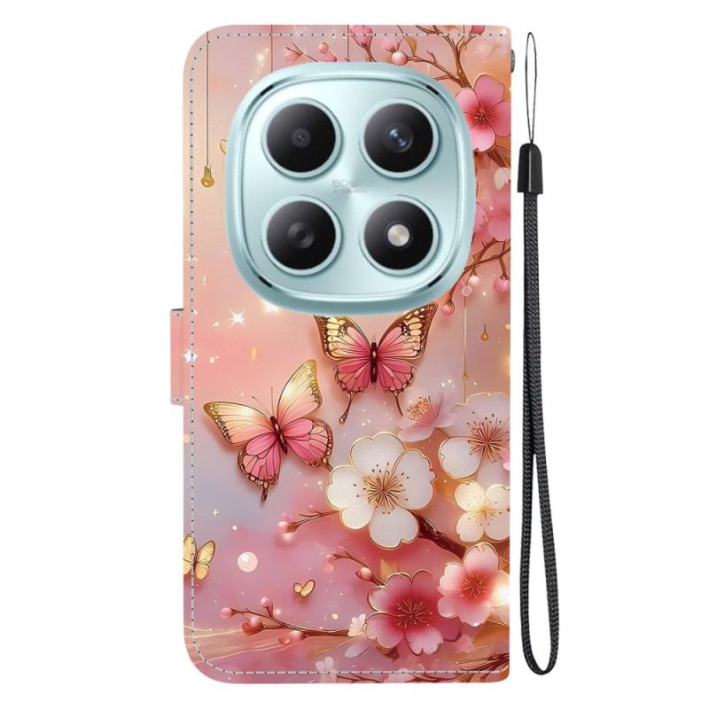 Housse Xiaomi Redmi Note 15 5G / Poco M8 5G Papillons Lanterne