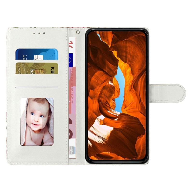 Housse Xiaomi Redmi Note 15 5G / Poco M8 5G Papillons Noirs et Blancs