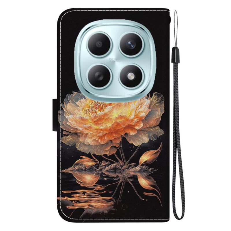 Housse Xiaomi Redmi Note 15 5G / Poco M8 5G Pivoine Dorée