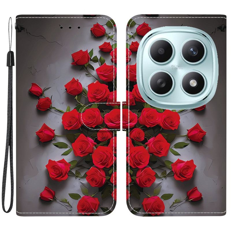 Housse Xiaomi Redmi Note 15 5G / Poco M8 5G Roses Rouges