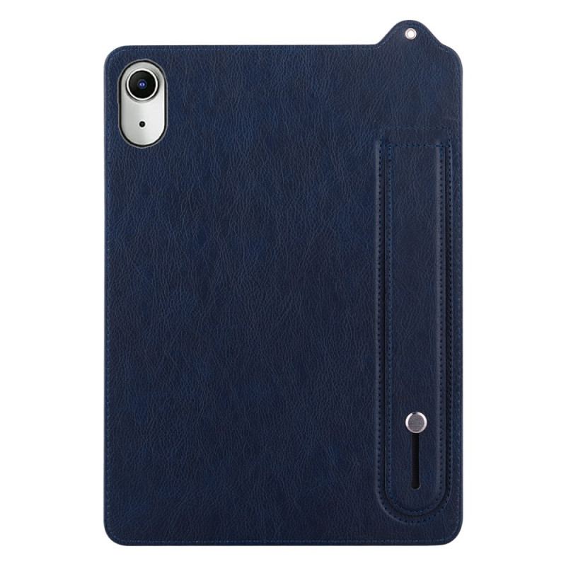 Coque iPad (2025) / 10.9 (2022) Effet Cuir avec Sangle-Support