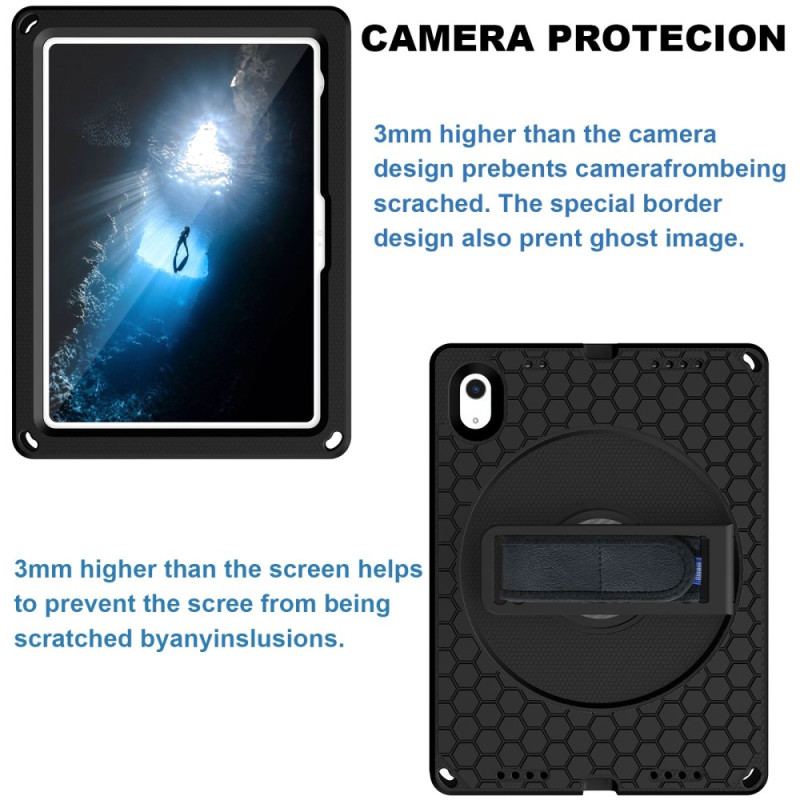 Coque iPad (2025) / 10.9" (2022) EVA avec Sangle-Support et Bandoulière