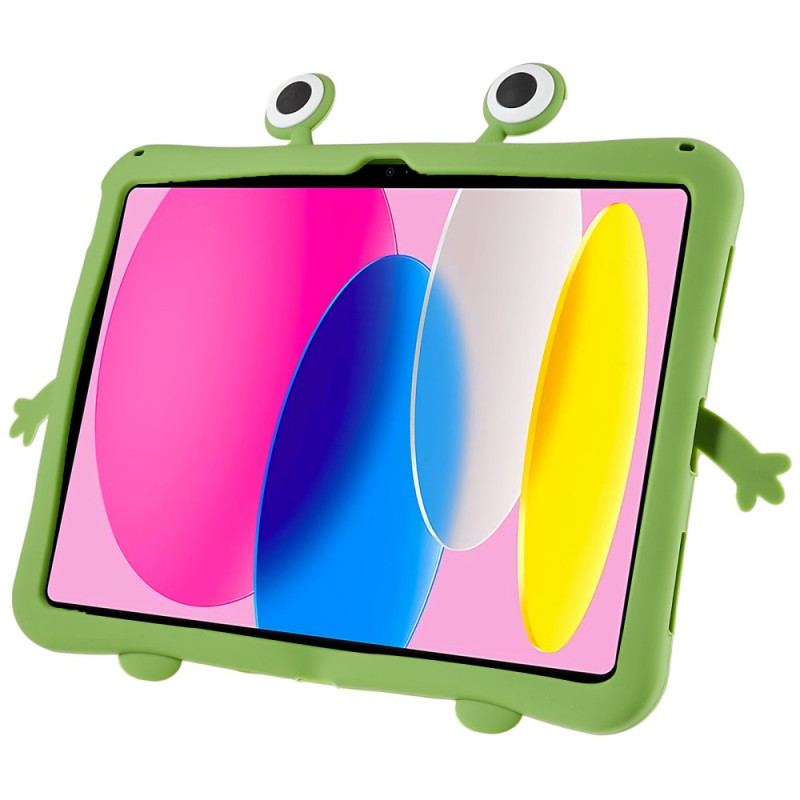Coque iPad (2025) / 10.9 (2022) Grenouille et Support