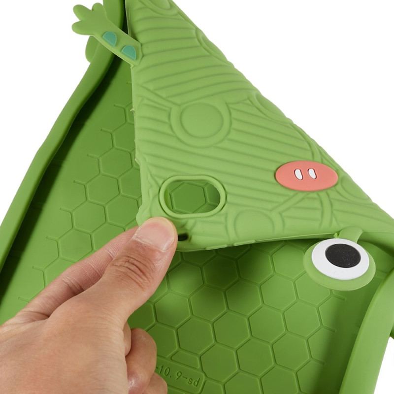 Coque iPad (2025) / 10.9 (2022) Grenouille et Support