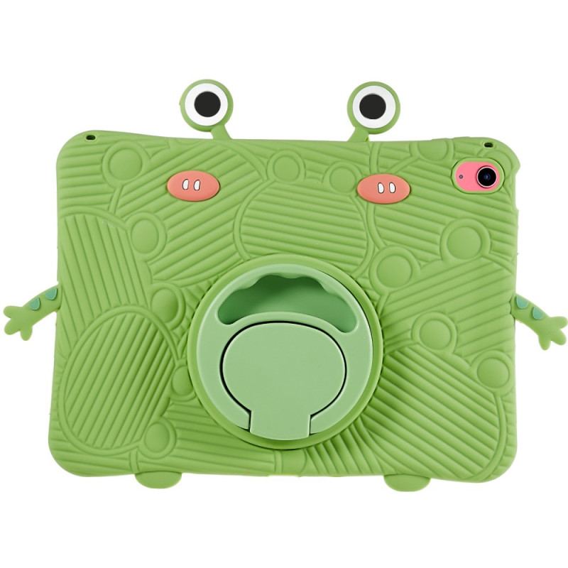 Coque iPad (2025) / 10.9 (2022) Grenouille et Support