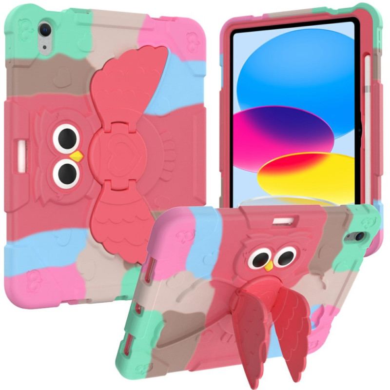 Coque iPad (2025) / 10.9 (2022) Kids Dégradé Papillon Support Rotatif
