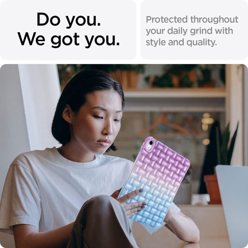 Coque iPad (2025) / 10.9 (2022) Motif Tressé