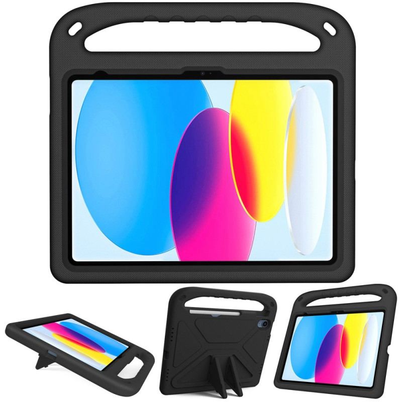Coque iPad (2025) / 10.9 (2022) Poignée Portable et Support Pliable