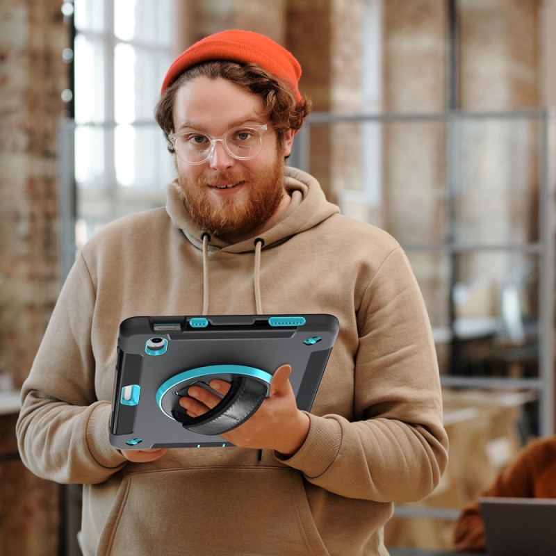 Coque iPad (2025) / 10.9 (2022) Robuste avec Support Rotatif à