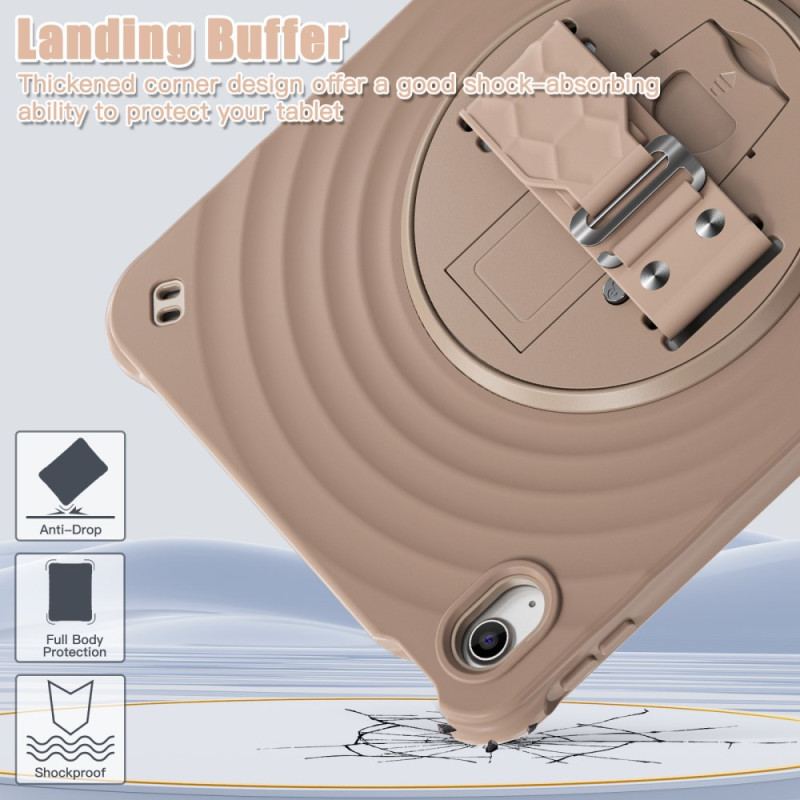 Coque iPad (2025) / 10.9 (2022) Support Rotatif à 360 Degrés et Bandoulière