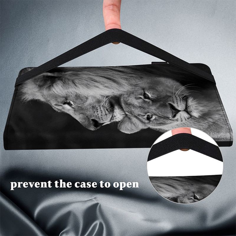 Étui iPad (2025) / 10.9 (2022) Couple de Lions