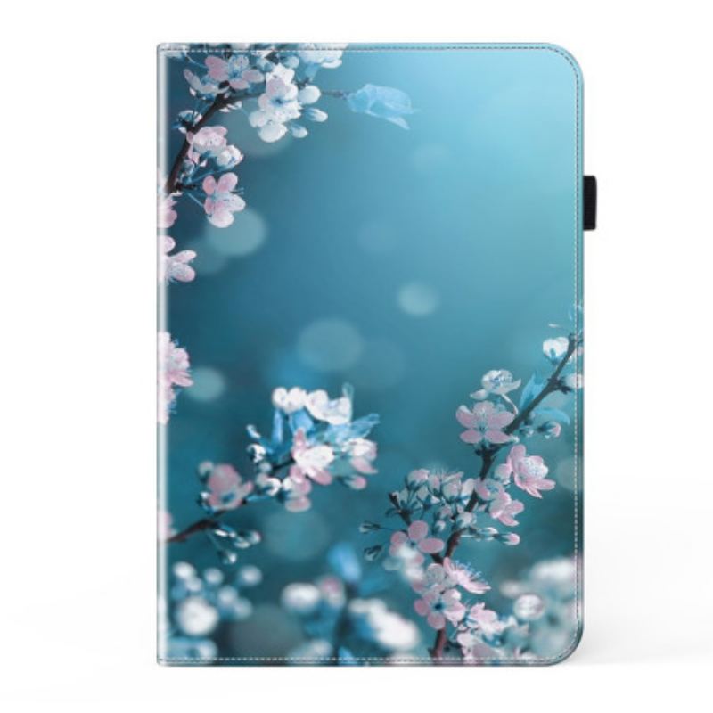 Étui iPad (2025) / 10.9 (2022) Fleurs de Pêche