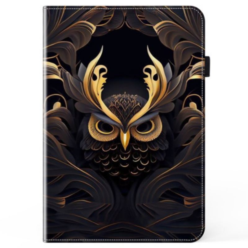 Étui iPad (2025) / 10.9 (2022) Hibou Doré