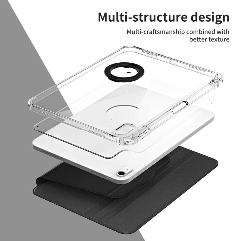 Étui iPad (2025) / 10.9 (2022) Hybride avec Support Rotatif