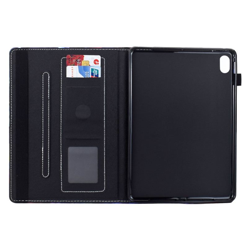 Étui iPad (2025) / 10.9 (2022) Motif Fleurs et Oiseaux