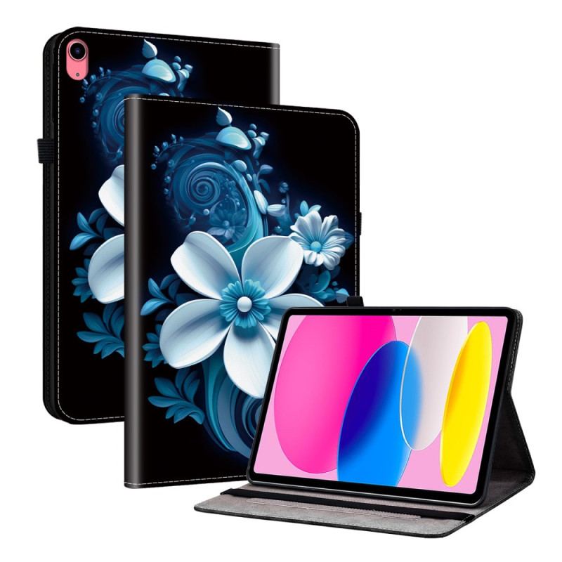 Étui iPad (2025) / 10.9 (2022) Orchidée Blanche