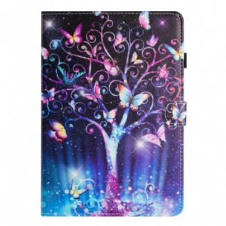 Étui iPad (2025) / 10.9 (2022) Papillons Météore