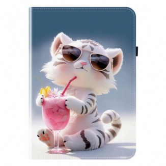Étui iPad (2025) / 10.9 (2022) Tigre Cartoon