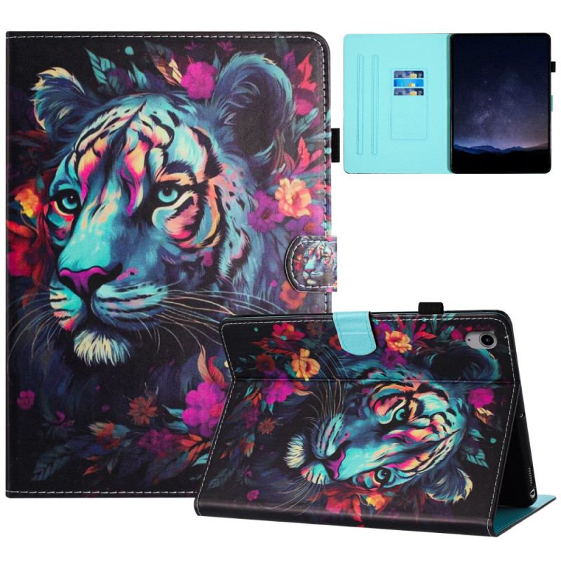 Étui iPad (2025) / 10.9 (2022) Tigre Coloré