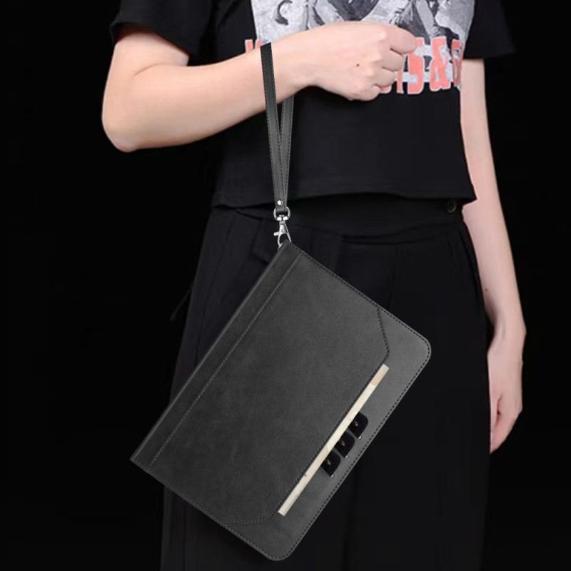 Étui portefeuille iPad (2025) / 10.9 (2022) Portefeuille et Support Main Libres