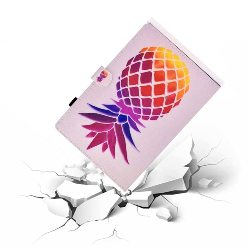 Housse iPad (2025) / 10.9" (2022) Ananas Coloré